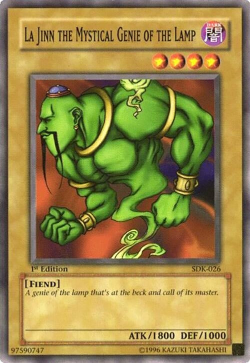 Image for La Jinn the Mystical Genie of the Lamp (Starter Deck: Kaiba) (SDK-026) - YuGiOh