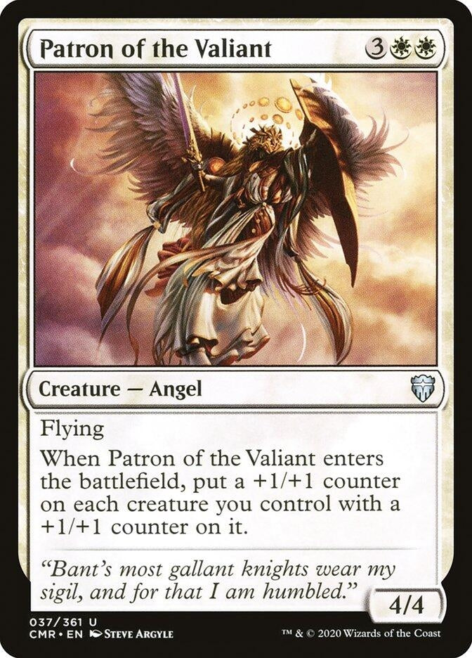 Image for Patron of the Valiant (Commander Legends) (37) - Magic: The Gathering