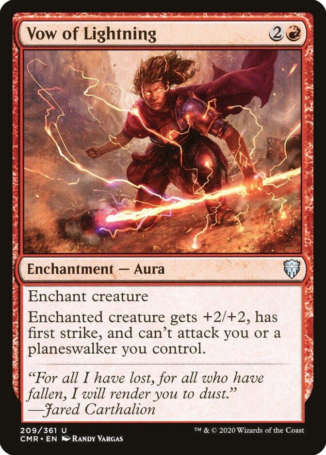 Image for Vow of Lightning (Commander Legends) (209) - Magic: The Gathering