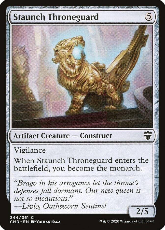 Image for Staunch Throneguard (Commander Legends) (344) - Magic: The Gathering