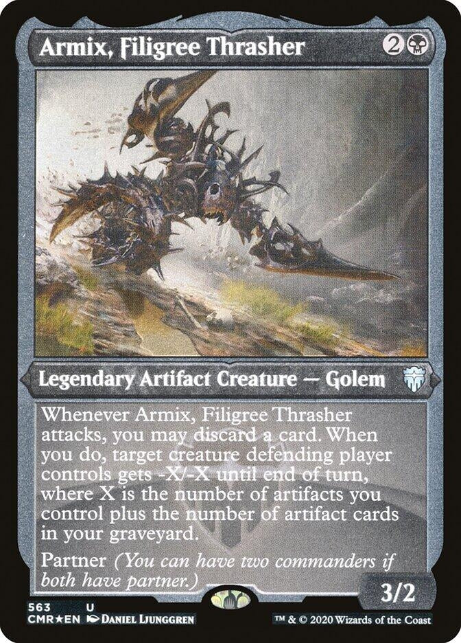Image for Armix, Filigree Thrasher (Foil Etched) (Commander Legends) (563) - Magic: The Gathering