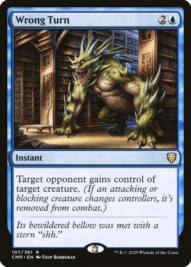 Image for Wrong Turn (Commander Legends) (107) - Magic: The Gathering