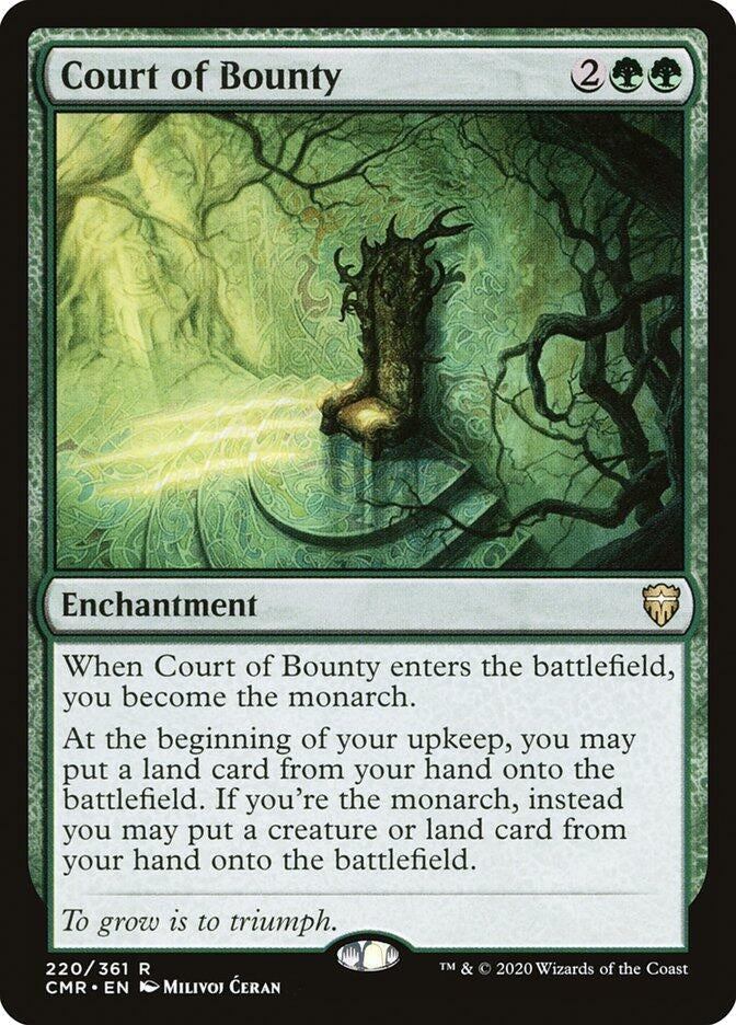 Image for Court of Bounty (Commander Legends) (220) - Magic: The Gathering