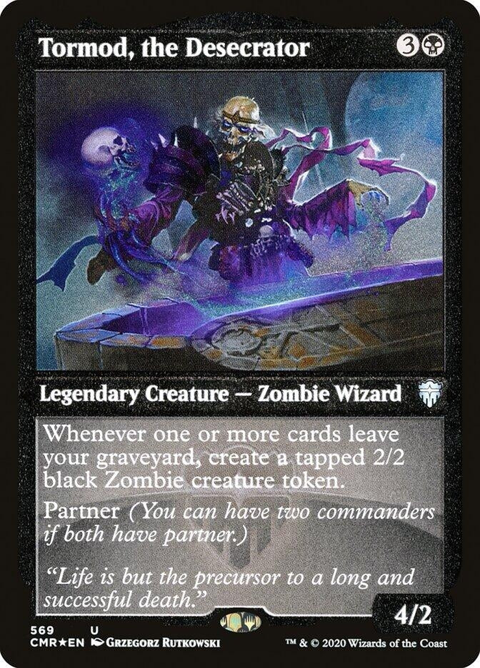 Image for Tormod, the Desecrator (Foil Etched) (Commander Legends) (569) - Magic: The Gathering