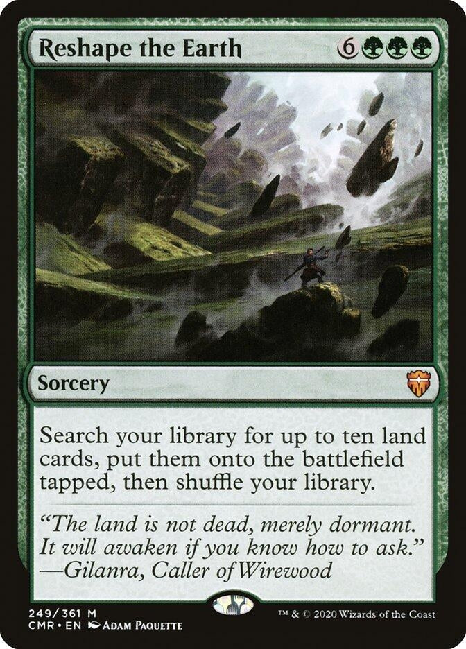 Image for Reshape the Earth (Commander Legends) (249) - Magic: The Gathering