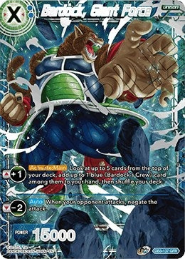 Image for Bardock, Giant Force (Draft Box 06 - Giant Force) (DB3-137) - Dragon Ball Super: Masters