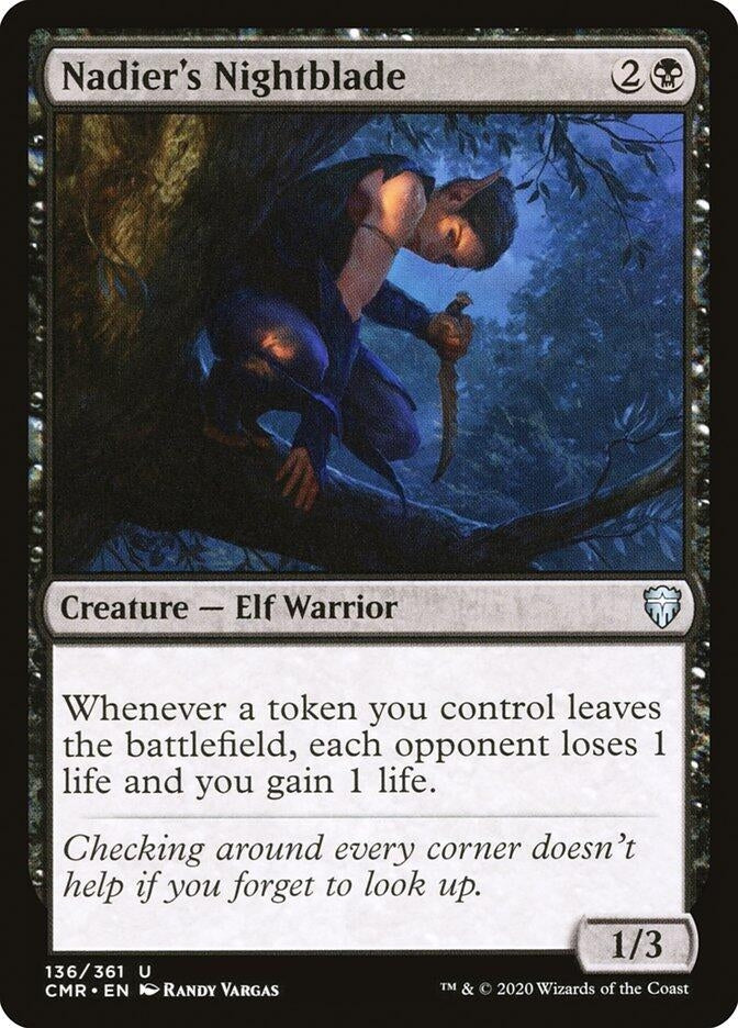 Image for Nadier's Nightblade (Commander Legends) (136) - Magic: The Gathering