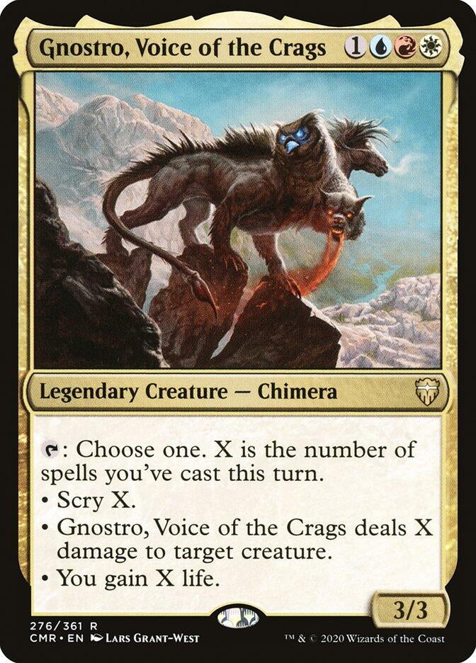 Image for Gnostro, Voice of the Crags (Commander Legends) (276) - Magic: The Gathering