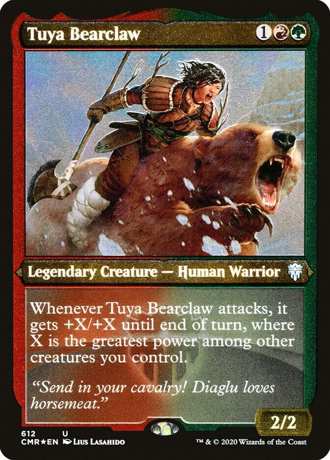 Image for Tuya Bearclaw (Foil Etched) (Commander Legends) (612) - Magic: The Gathering