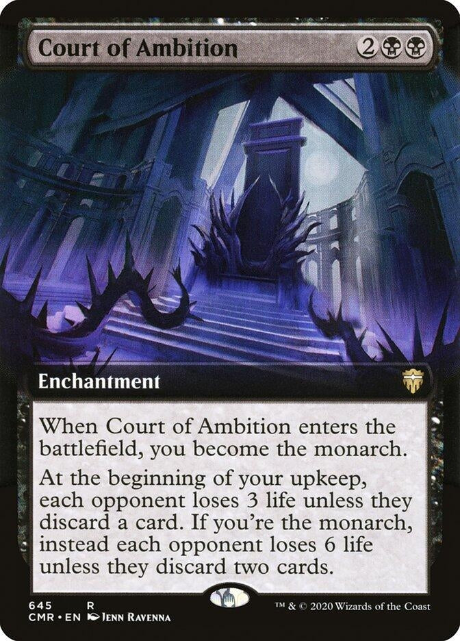 Image for Court of Ambition (Extended Art) (Commander Legends) (645) - Magic: The Gathering