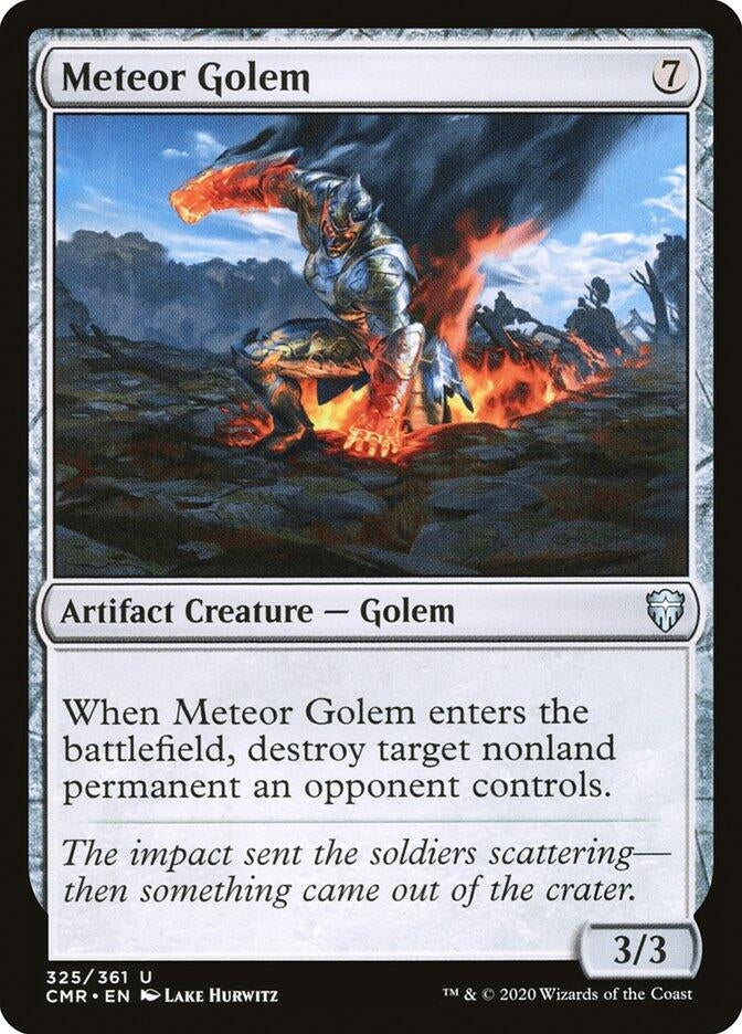 Image for Meteor Golem (325) (Commander Legends) (325) - Magic: The Gathering