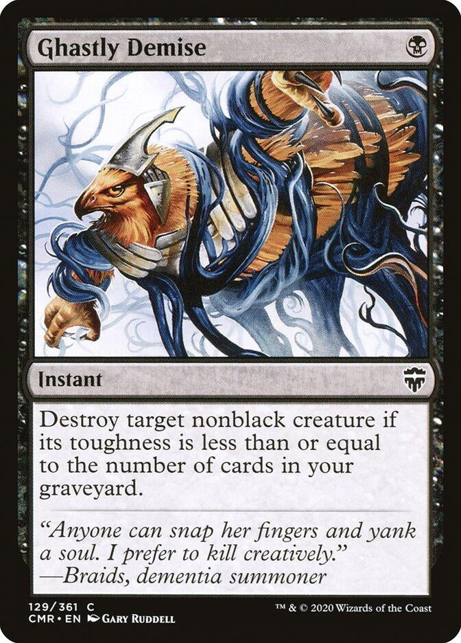 Image for Ghastly Demise (Commander Legends) (129) - Magic: The Gathering
