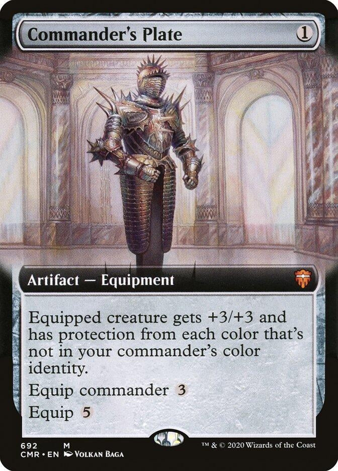 Image for Commander's Plate (Extended Art) (Commander Legends) (692) - Magic: The Gathering