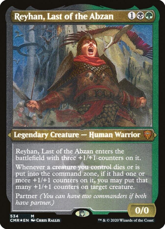 Image for Reyhan, Last of the Abzan (Foil Etched) (Commander Legends) (534) - Magic: The Gathering