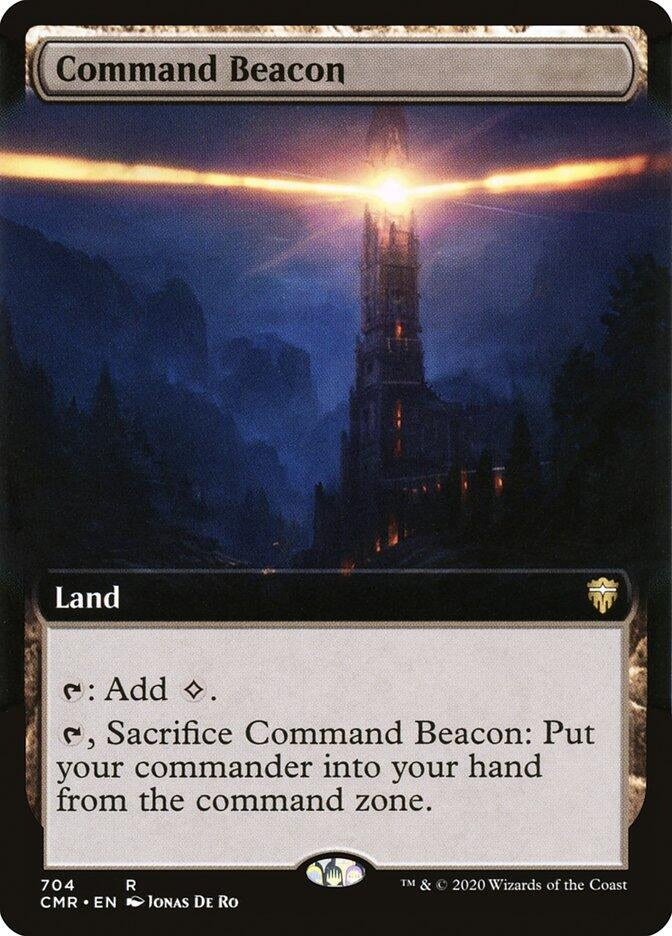 Image for Command Beacon (Extended Art) (Commander Legends) (704) - Magic: The Gathering