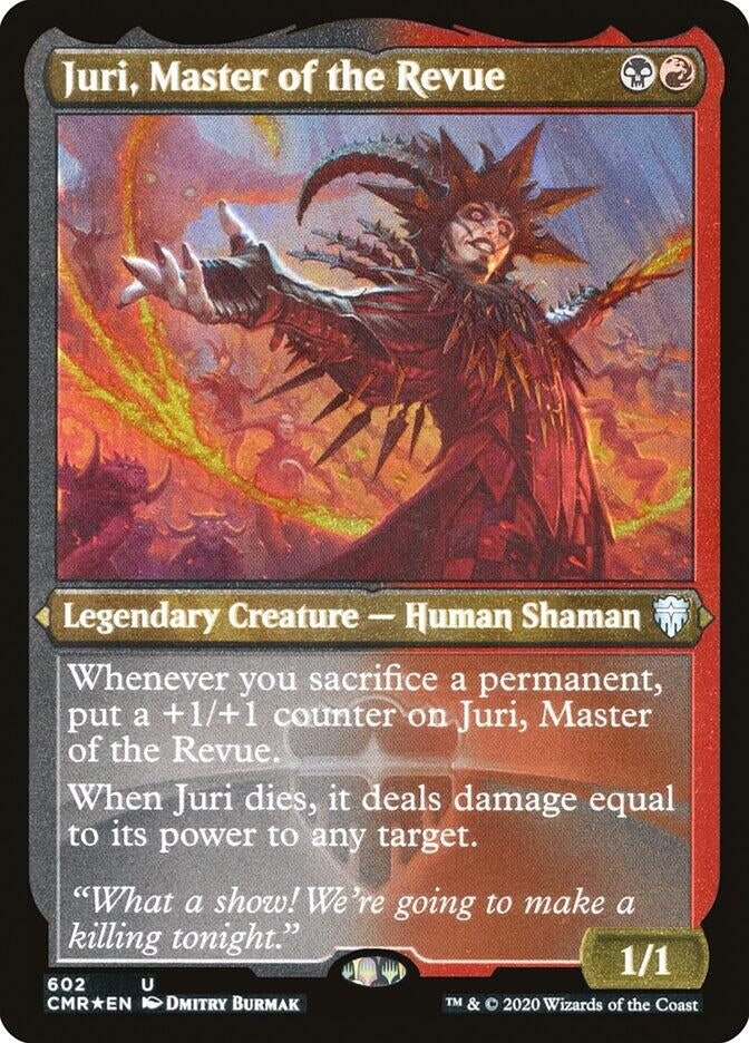 Image for Juri, Master of the Revue (Foil Etched) (Commander Legends) (602) - Magic: The Gathering