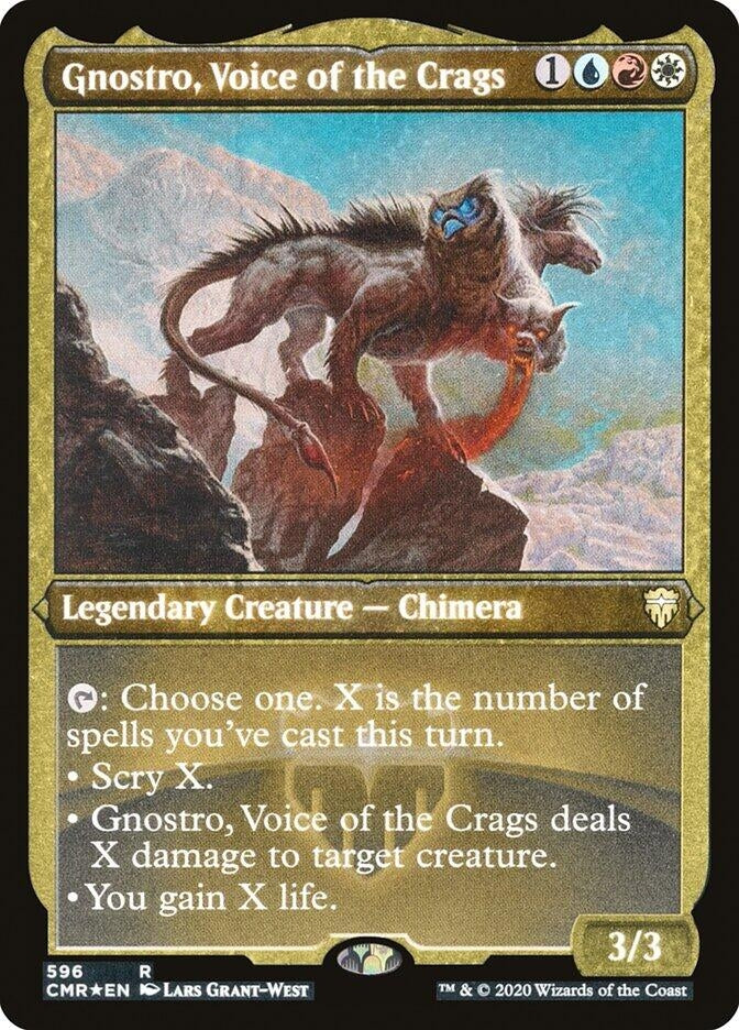 Image for Gnostro, Voice of the Crags (Foil Etched) (Commander Legends) (596) - Magic: The Gathering