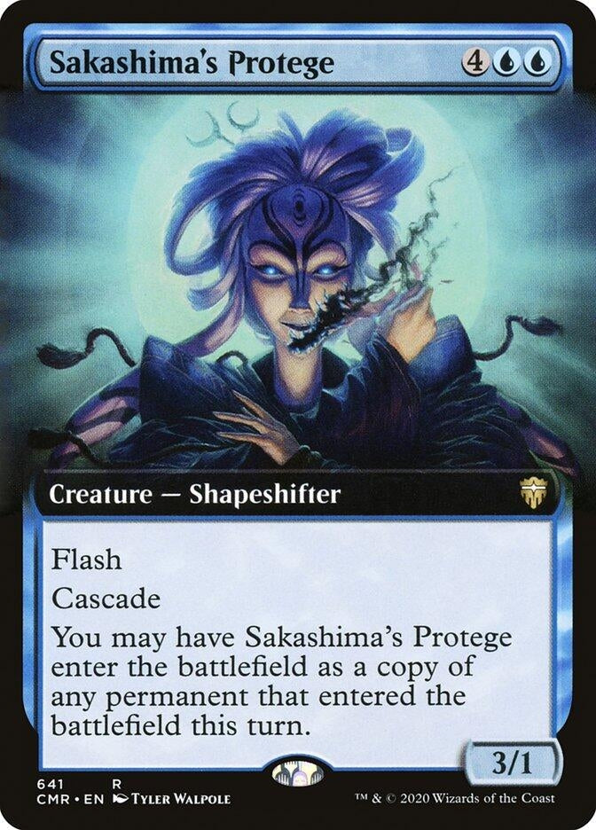 Image for Sakashima's Protege (Extended Art) (Commander Legends) (641) - Magic: The Gathering