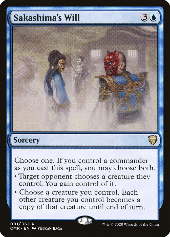 Image for Sakashima's Will (Commander Legends) (91) - Magic: The Gathering