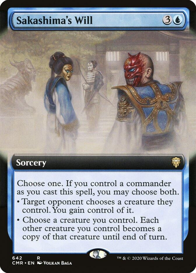 Image for Sakashima's Will (Extended Art) (Commander Legends) (642) - Magic: The Gathering