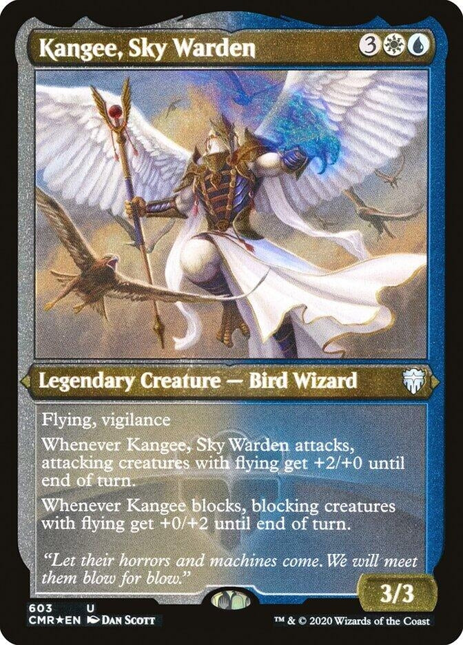 Image for Kangee, Sky Warden (Foil Etched) (Commander Legends) (603) - Magic: The Gathering