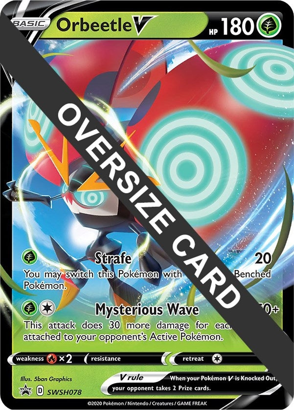 Image for Orbeetle V - SWSH078 (Jumbo Cards) (SWSH078) - Pokemon