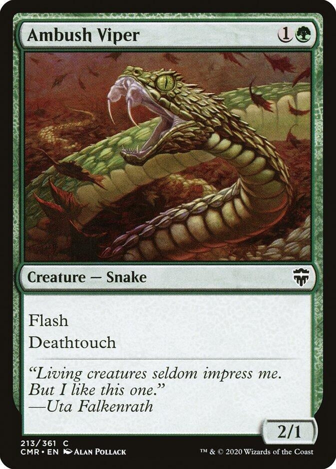 Image for Ambush Viper (Commander Legends) (213) - Magic: The Gathering