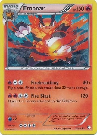Image for Emboar - 26/149 (Cosmos Holo) (Blister Exclusives) (026/149) - Pokemon