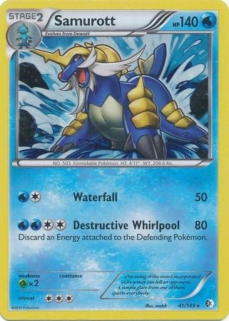 Image for Samurott - 41/149 (Cosmos Holo) (Blister Exclusives) (041/149) - Pokemon