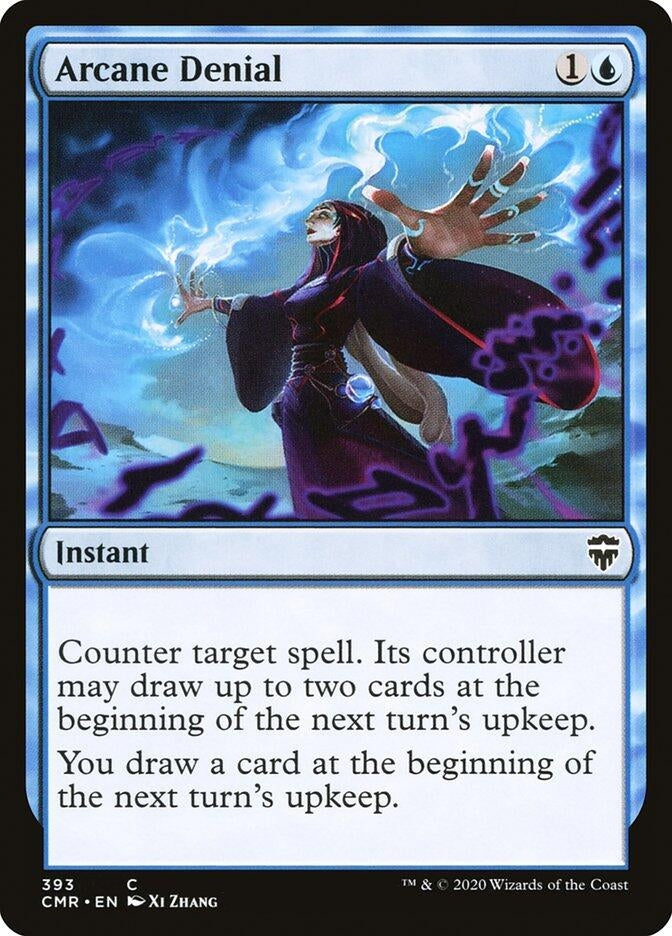 Image for Arcane Denial (Commander Legends) (393) - Magic: The Gathering