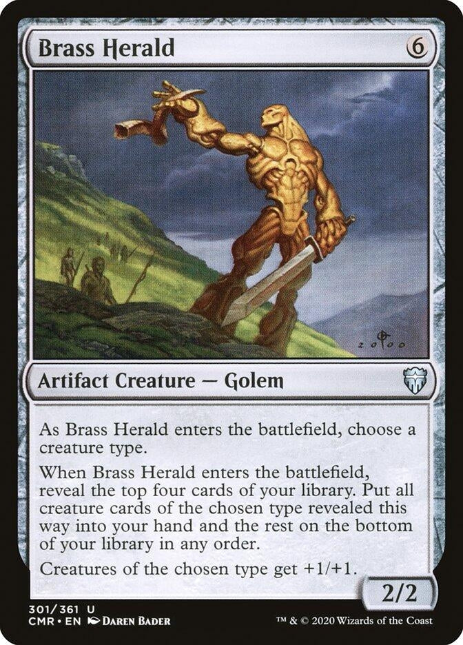 Image for Brass Herald (Commander Legends) (301) - Magic: The Gathering