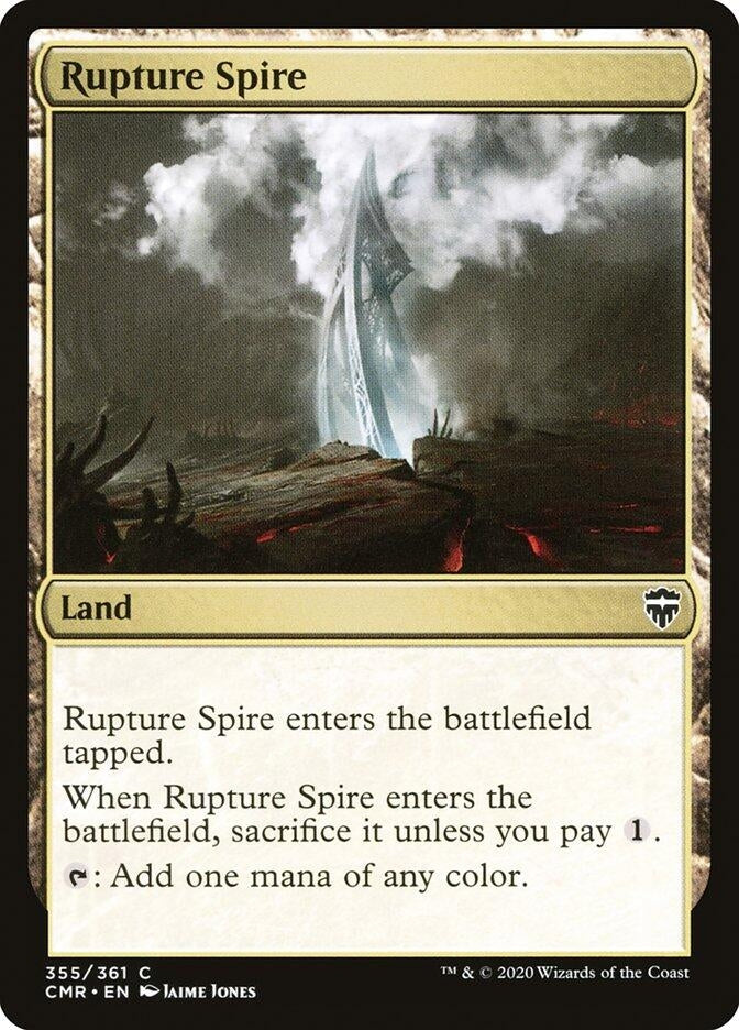 Image for Rupture Spire (355) (Commander Legends) (355) - Magic: The Gathering