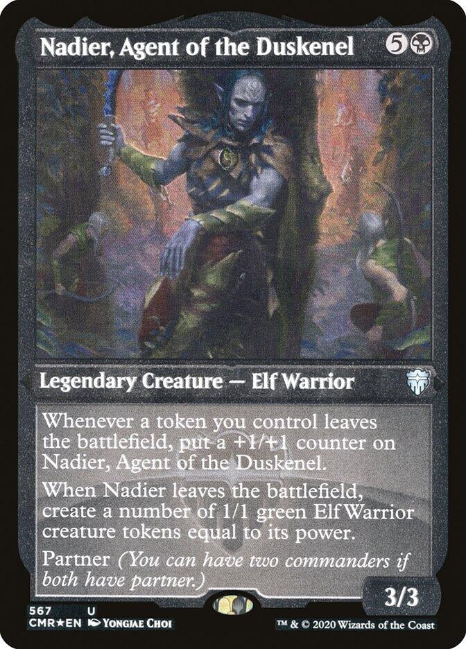 Image for Nadier, Agent of the Duskenel (Foil Etched) (Commander Legends) (567) - Magic: The Gathering