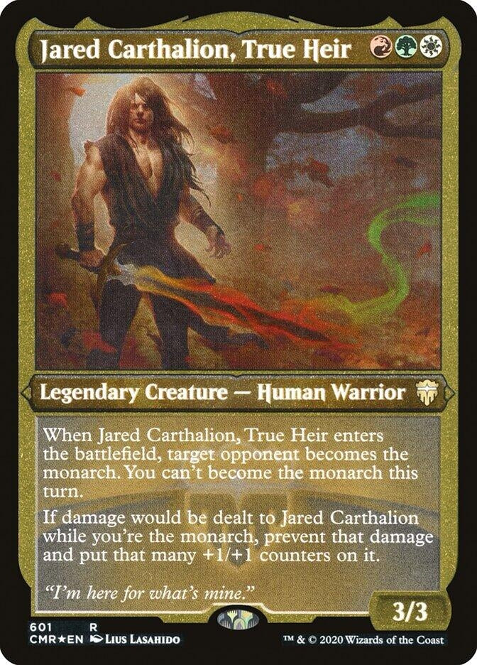 Image for Jared Carthalion, True Heir (Foil Etched) (Commander Legends) (601) - Magic: The Gathering