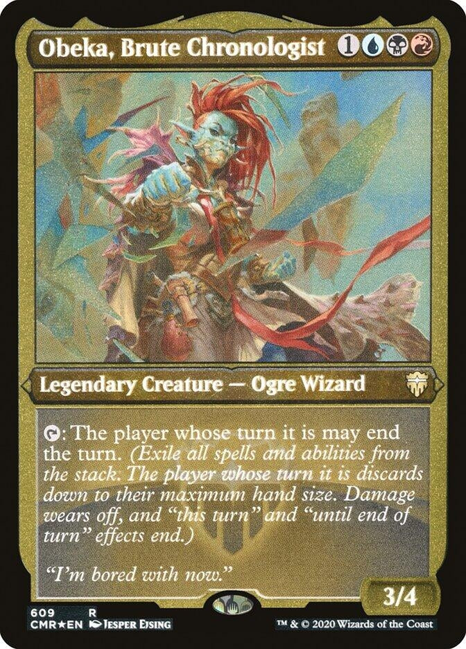 Image for Obeka, Brute Chronologist (Foil Etched) (Commander Legends) (609) - Magic: The Gathering