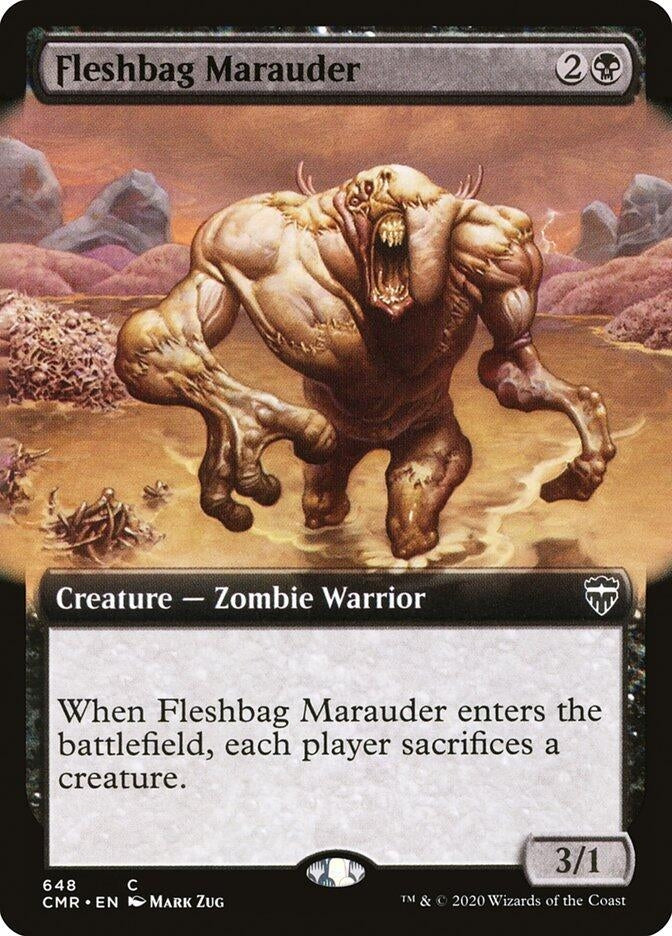 Image for Fleshbag Marauder (Extended Art) (Commander Legends) (648) - Magic: The Gathering