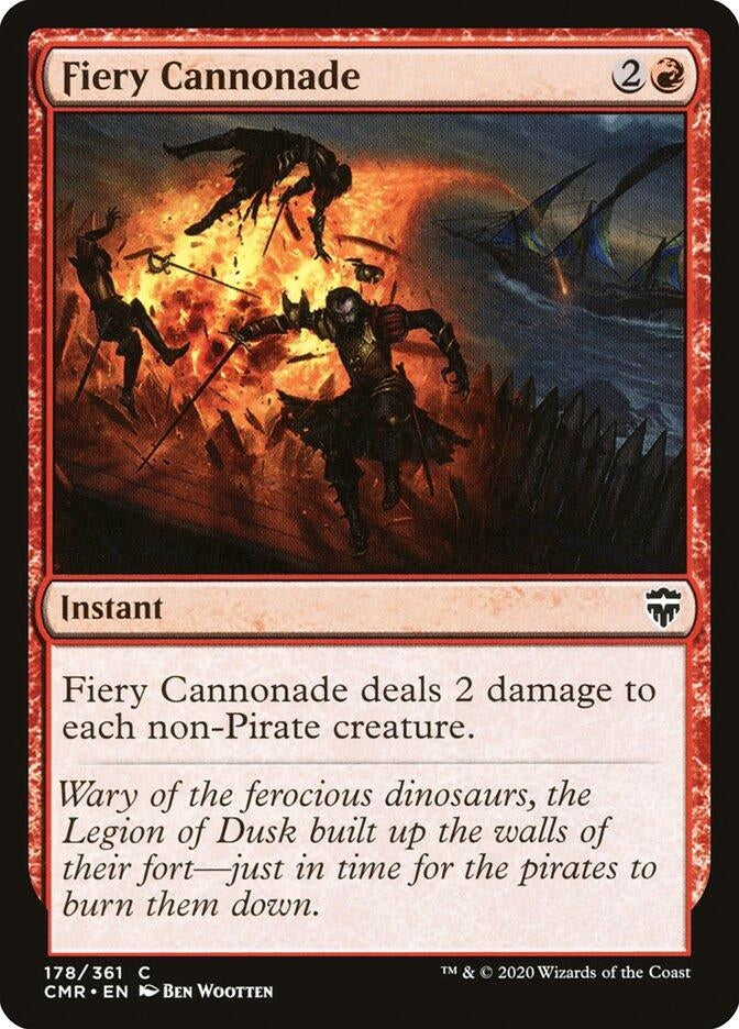 Image for Fiery Cannonade (Commander Legends) (178) - Magic: The Gathering