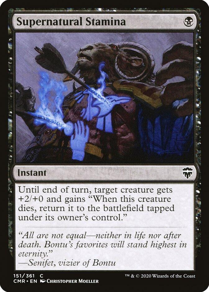 Image for Supernatural Stamina (Commander Legends) (151) - Magic: The Gathering