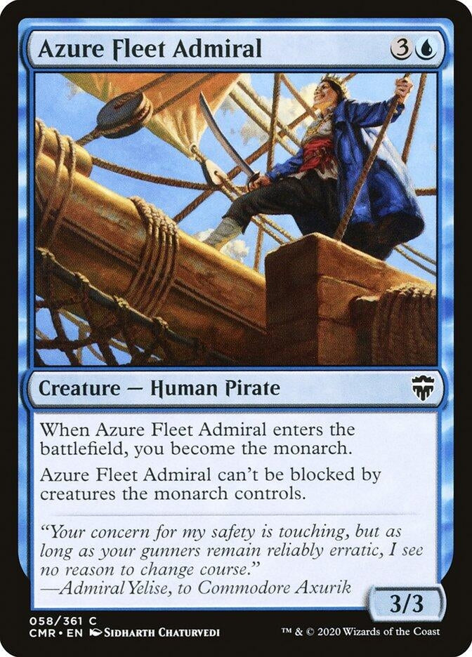 Image for Azure Fleet Admiral (Commander Legends) (58) - Magic: The Gathering