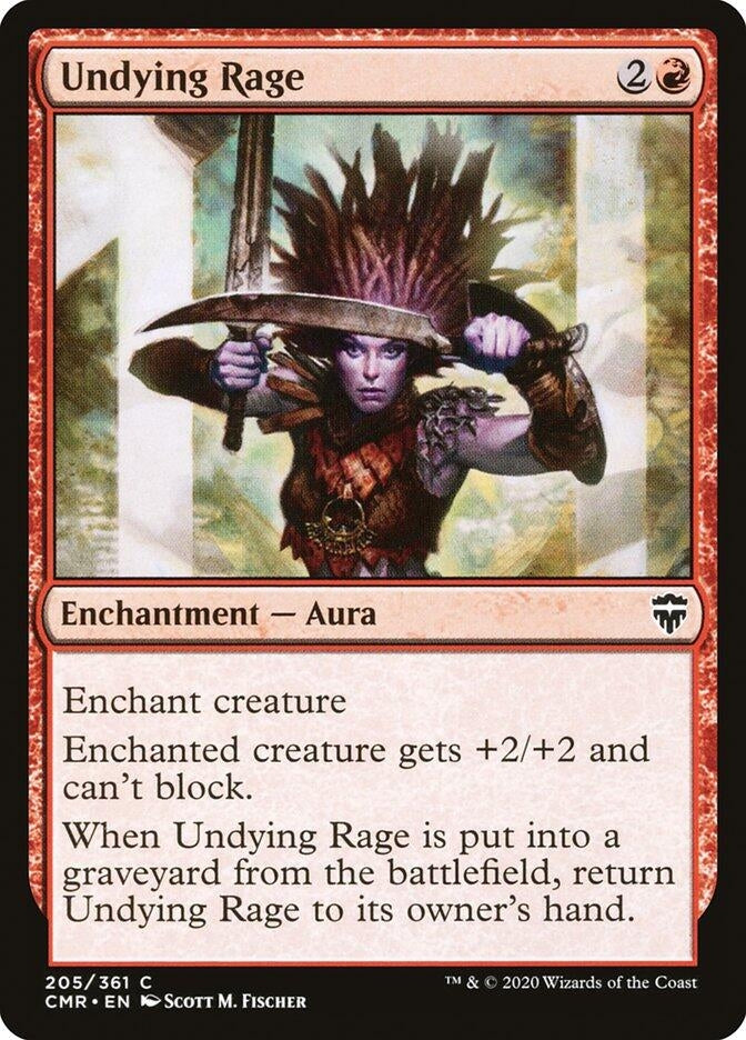 Image for Undying Rage (Commander Legends) (205) - Magic: The Gathering