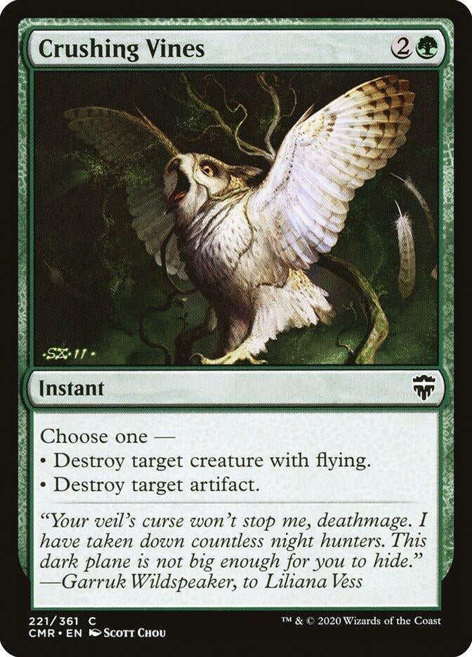 Image for Crushing Vines (Commander Legends) (221) - Magic: The Gathering