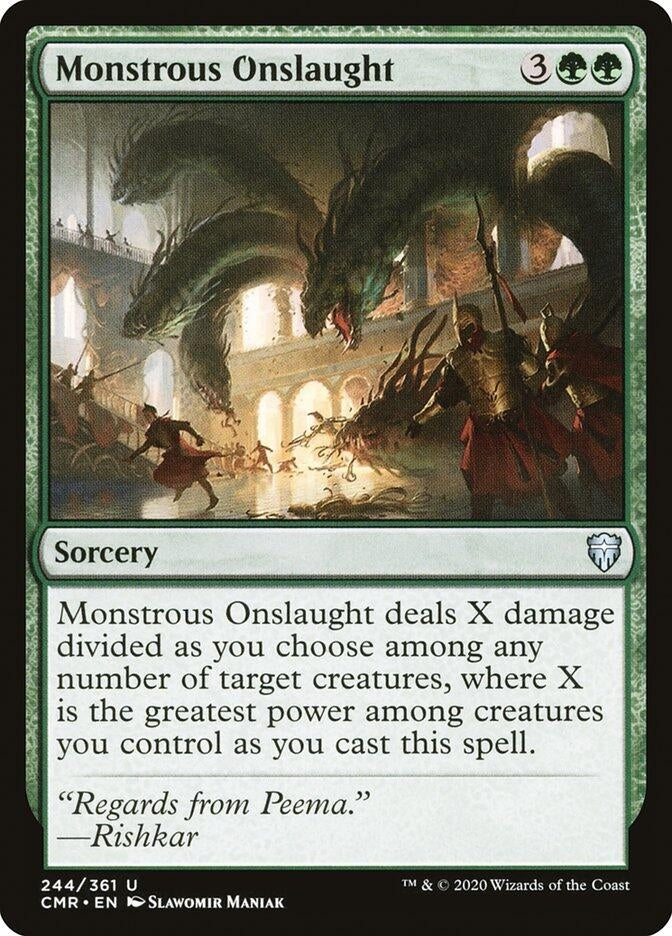 Image for Monstrous Onslaught (Commander Legends) (244) - Magic: The Gathering