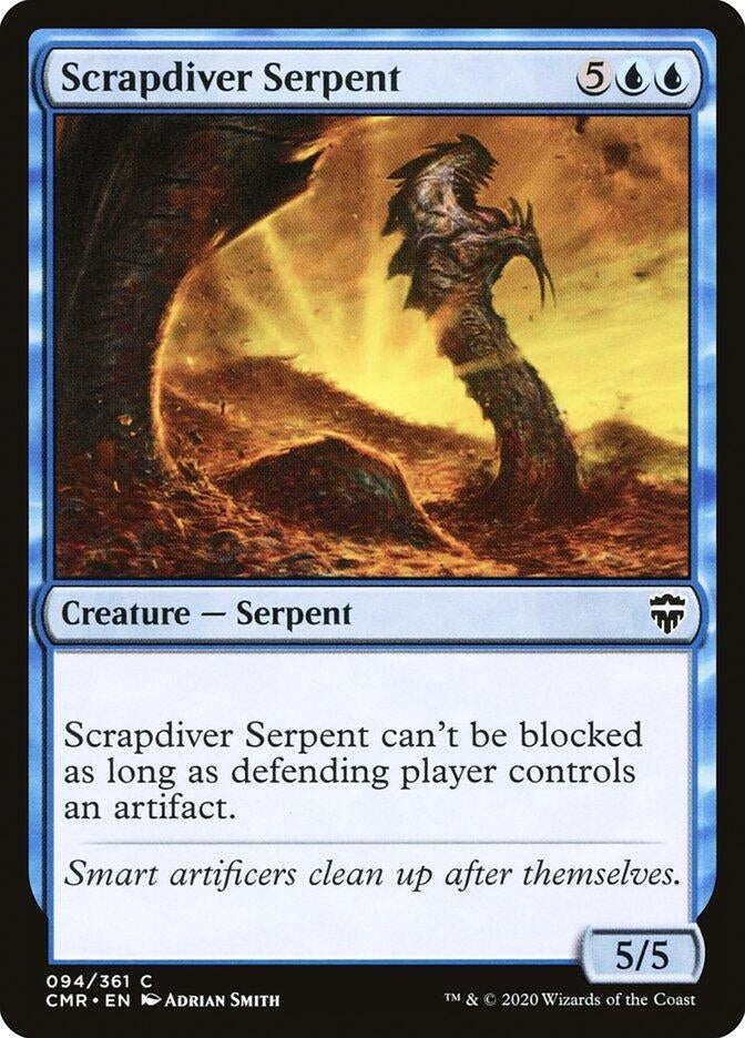 Image for Scrapdiver Serpent (Commander Legends) (94) - Magic: The Gathering