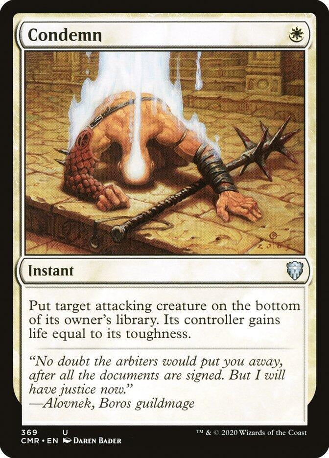 Image for Condemn (Commander Legends) (369) - Magic: The Gathering