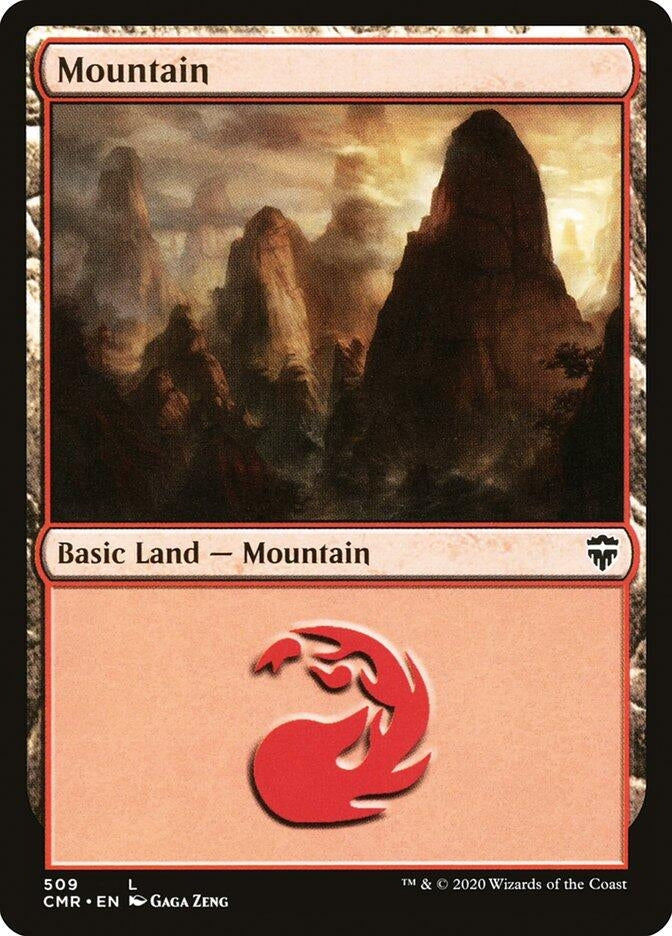 Image for Mountain (509) (Commander Legends) (509) - Magic: The Gathering