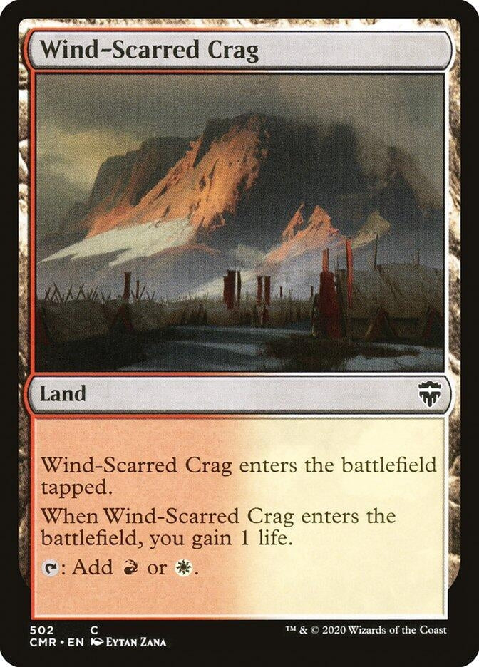 Image for Wind-Scarred Crag (Commander Legends) (502) - Magic: The Gathering