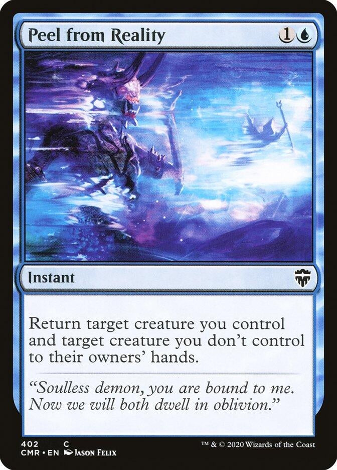 Image for Peel from Reality (Commander Legends) (402) - Magic: The Gathering