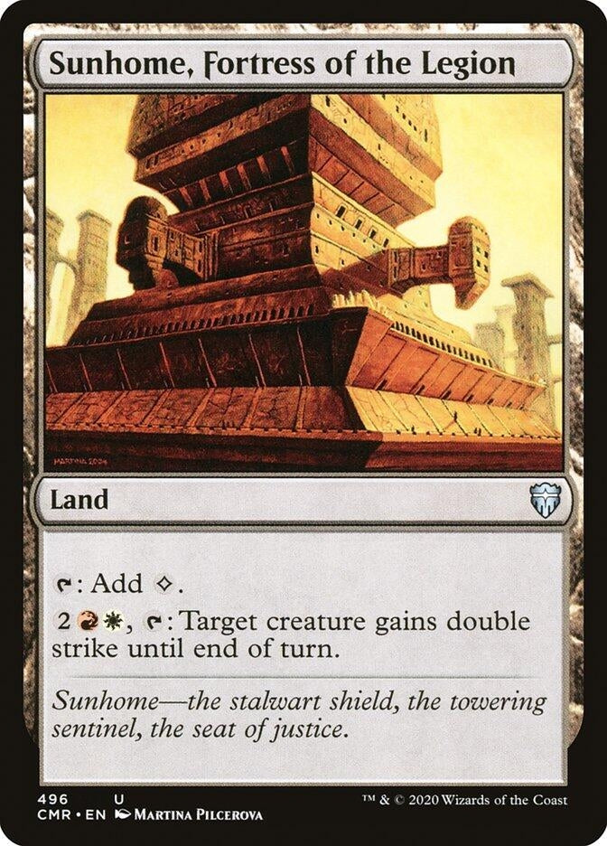 Image for Sunhome, Fortress of the Legion (Commander Legends) (496) - Magic: The Gathering