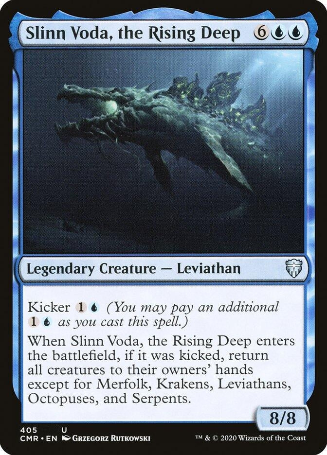 Image for Slinn Voda, the Rising Deep (Commander Legends) (405) - Magic: The Gathering