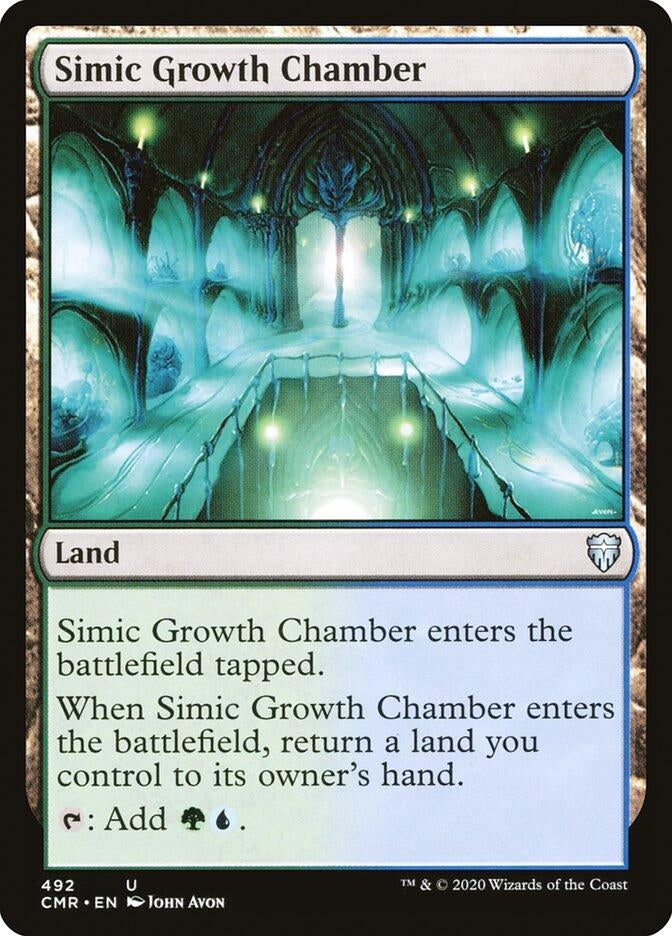 Image for Simic Growth Chamber (Commander Legends) (492) - Magic: The Gathering